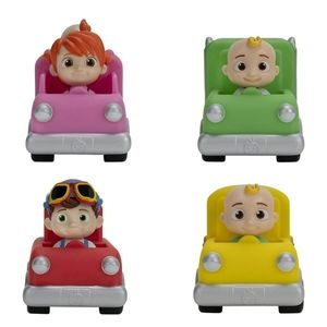 Cocomelon Vehicle 4-Pack JJ's Trash Truck, YoYo's Ice Cream Truck, TomTom's Fire